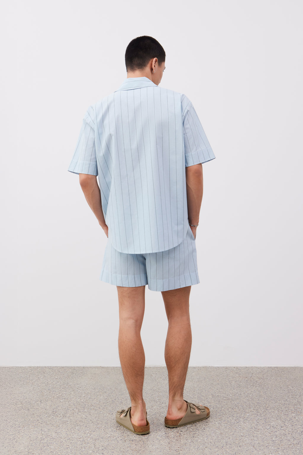 John striped shorts
