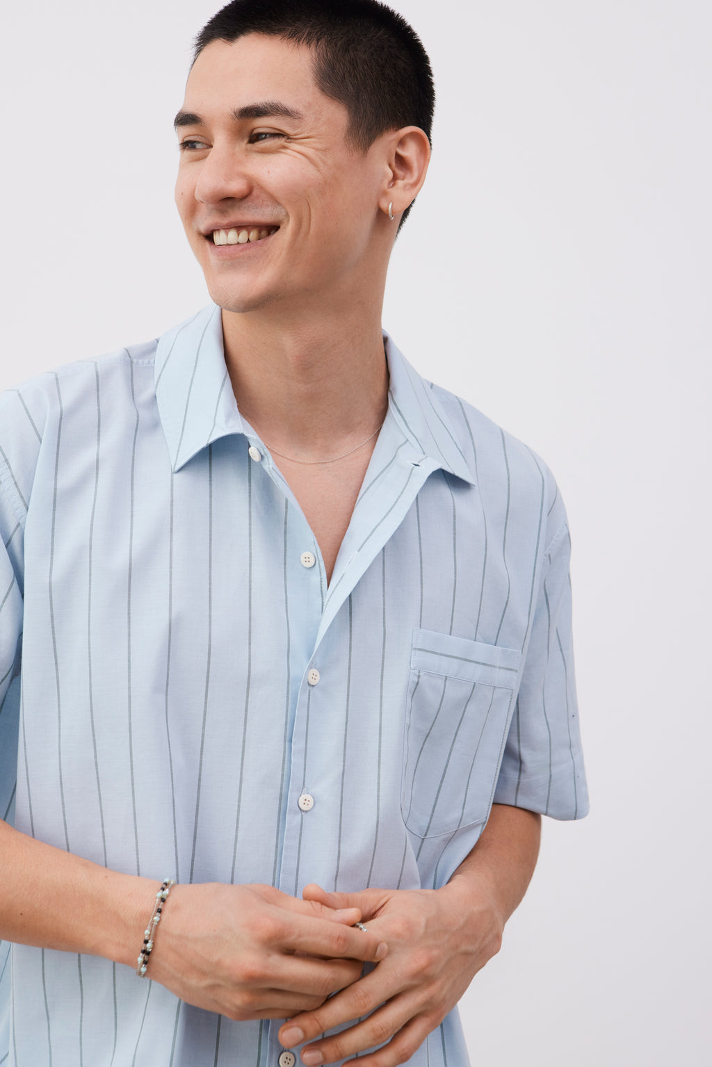 John striped shirt