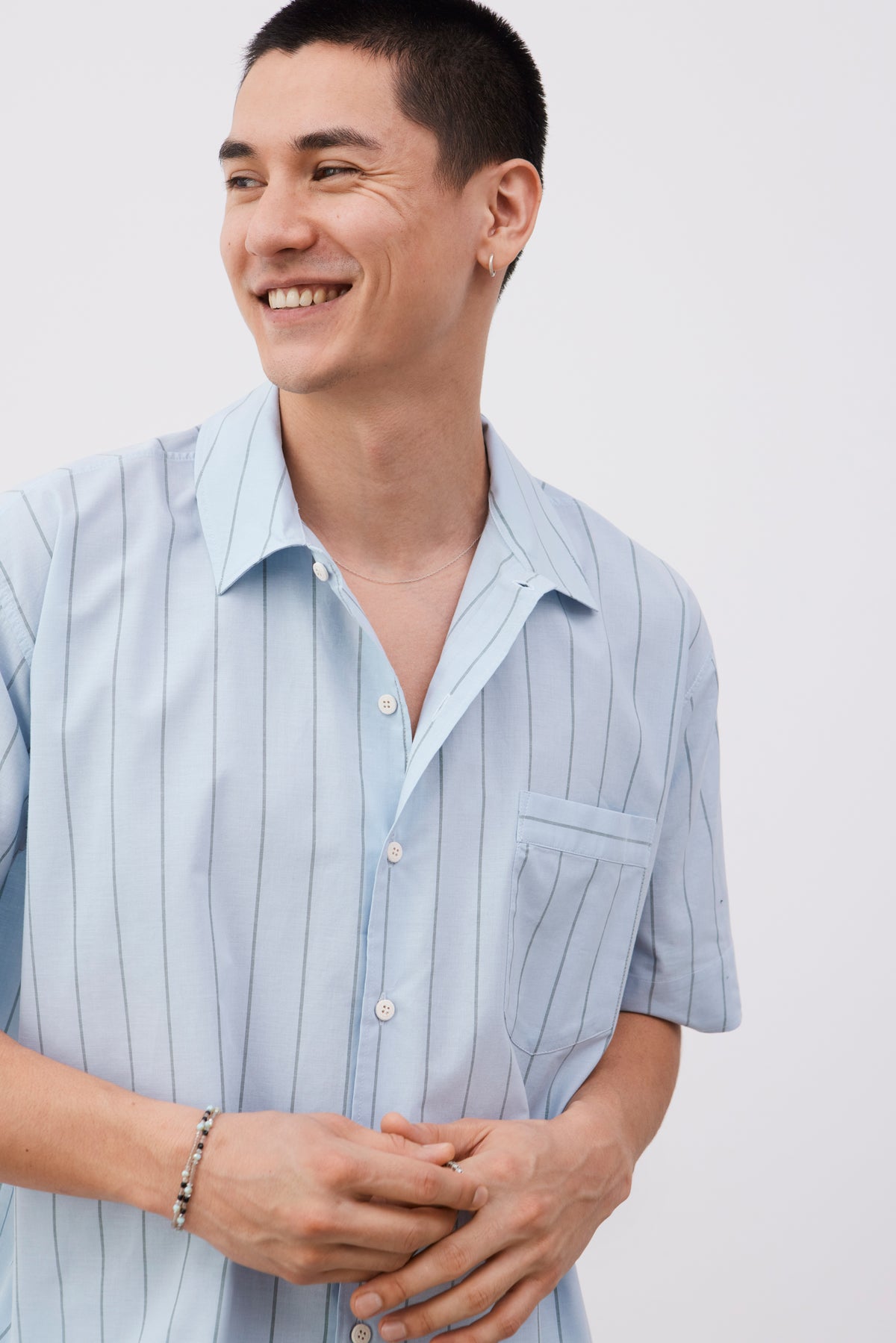 John striped shirt