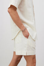 John striped shorts