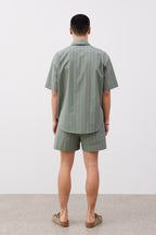 John striped shirt