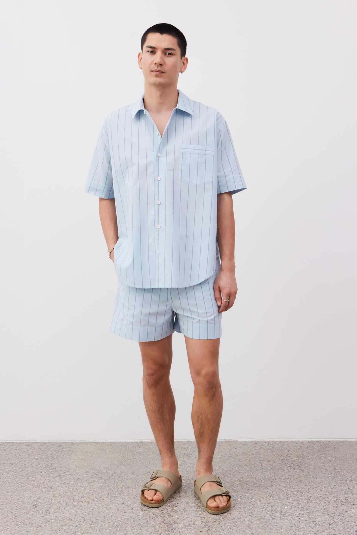 John striped shirt