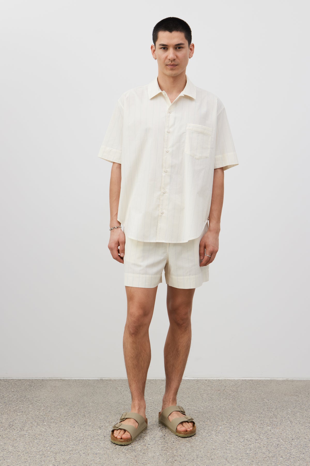 John striped shirt