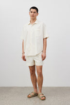 John striped shorts
