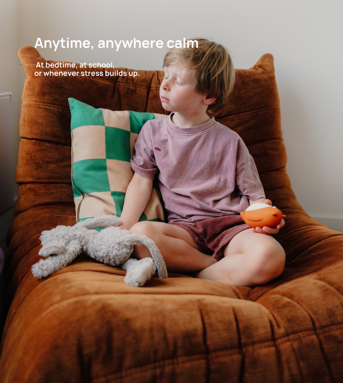moonbuddy held in a child's hands