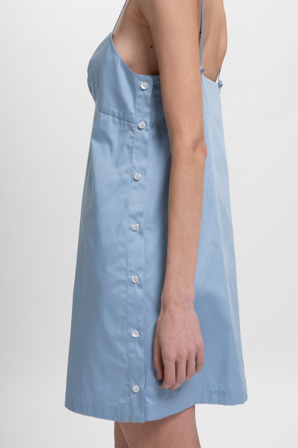 Lina Dress in Blue Calcite by Laete