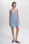 Lina Dress in Blue Calcite by Laete