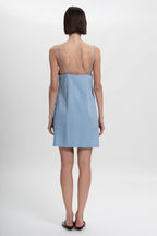 Lina Dress in Blue Calcite by Laete