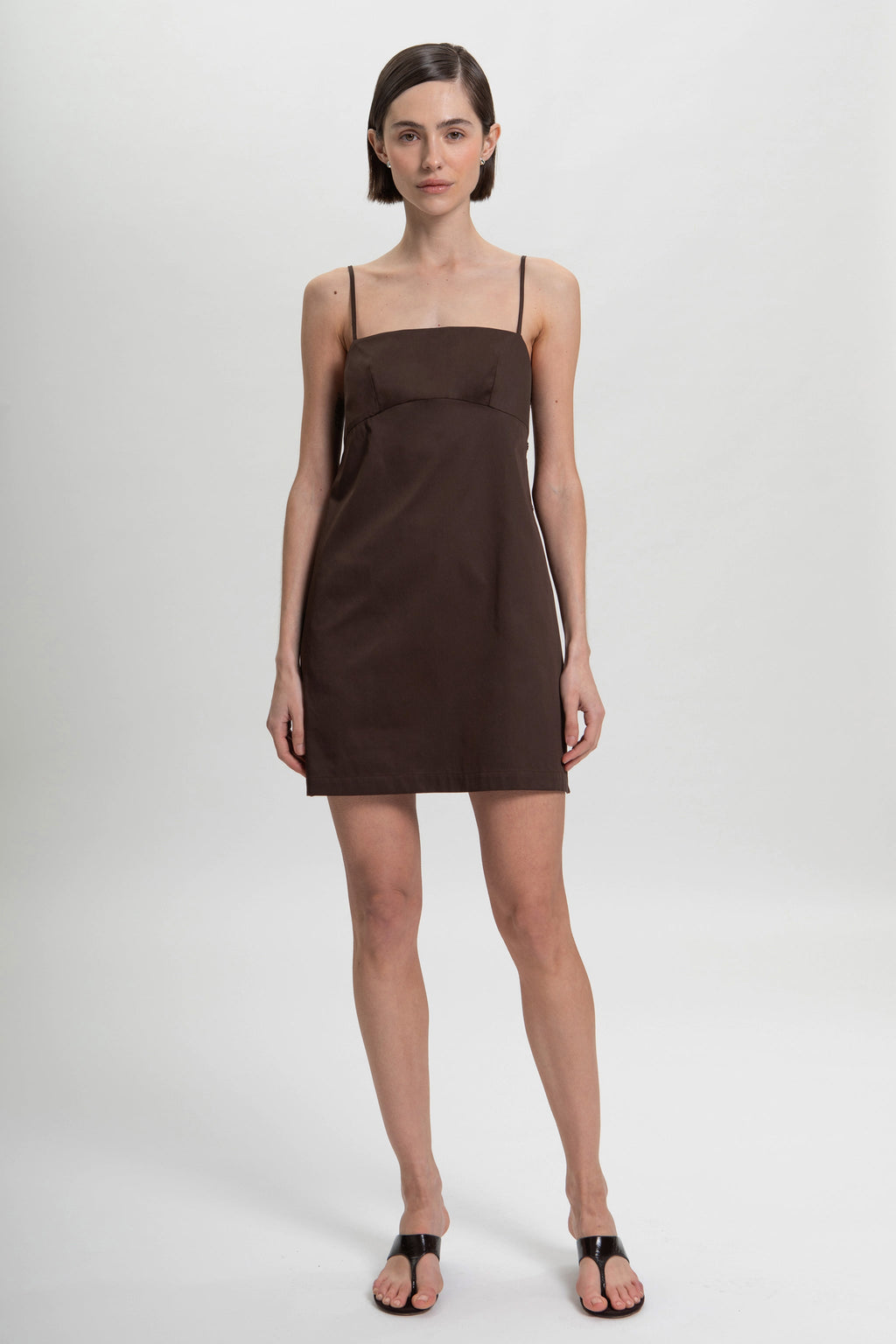 Lina Dress in Smoky Quartz by Laete