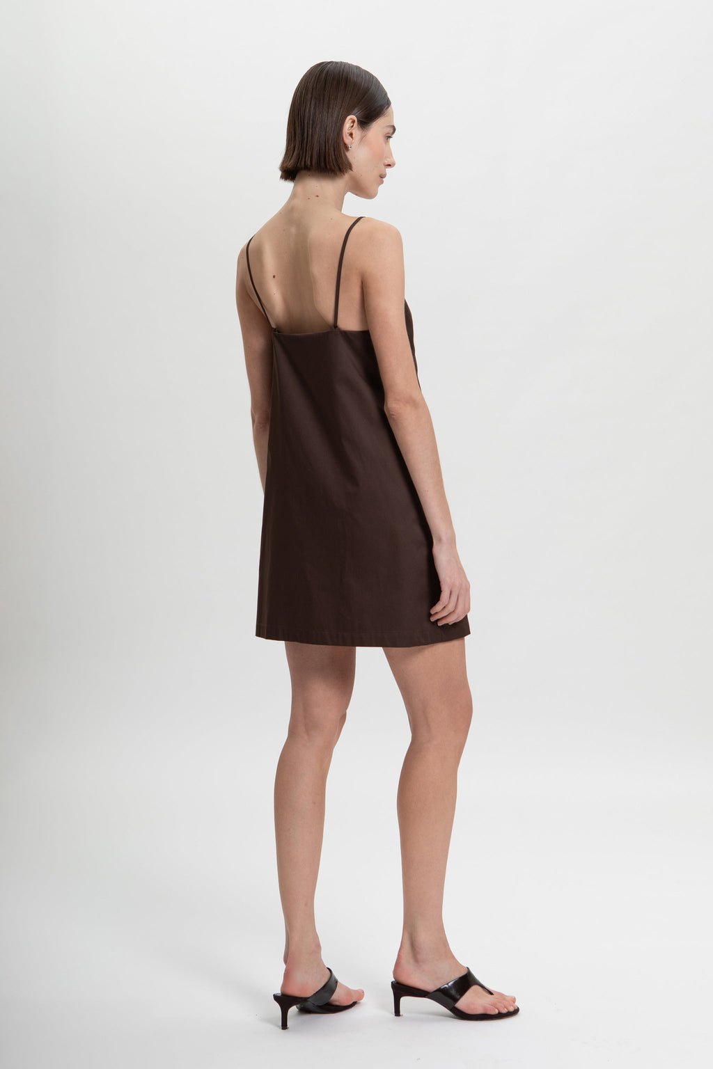 Lina Dress in Smoky Quartz by Laete
