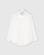 Aura Oversized Shirt in White Agate by Laete