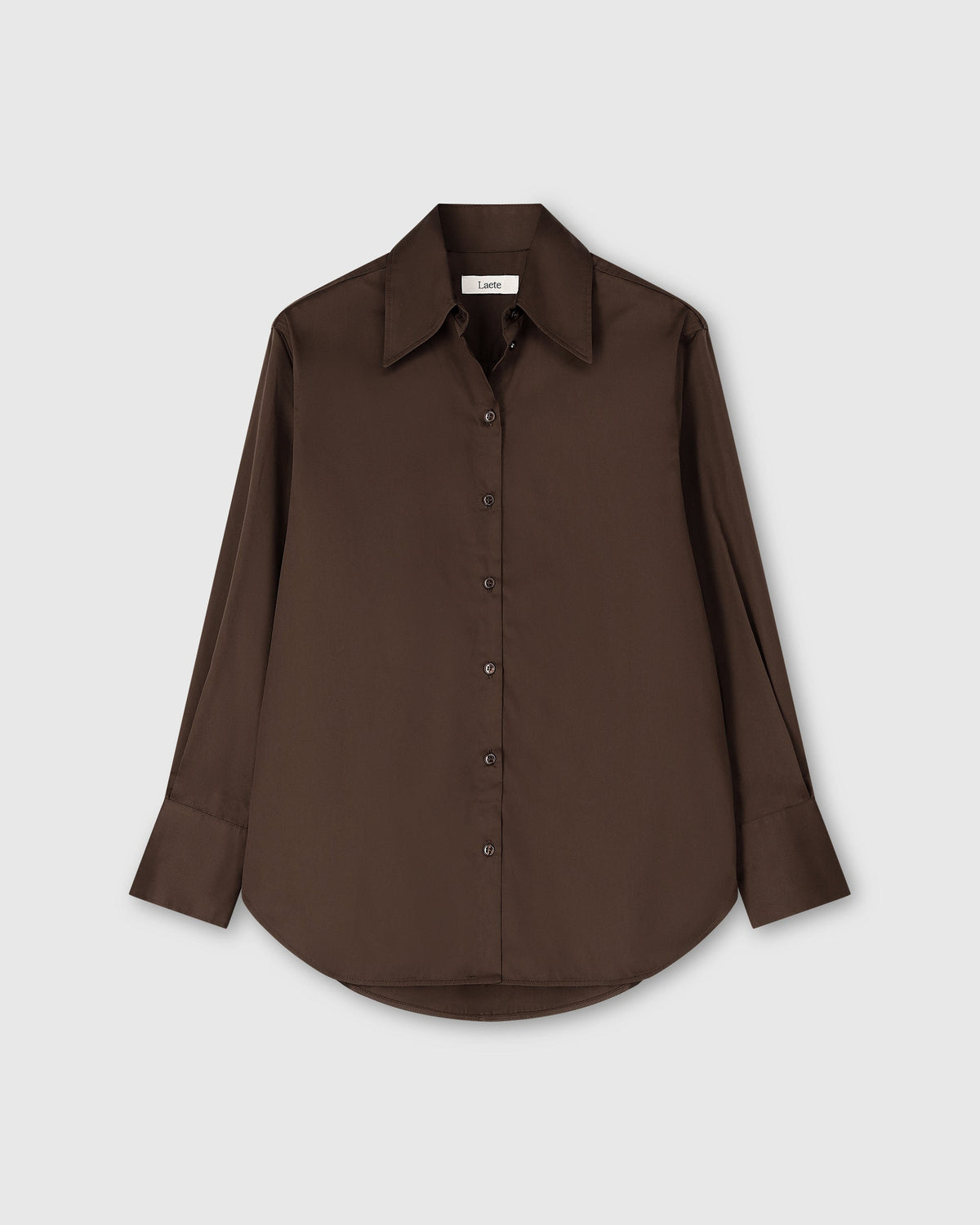 Aura Oversized Shirt in Smoky Quartz by Laete