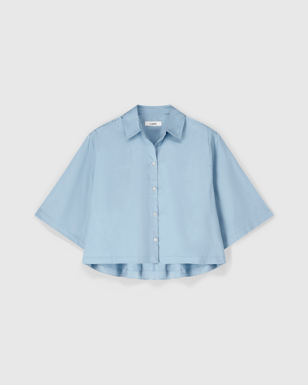 Prism Boxy Shirt in Blue Calcite by Laete