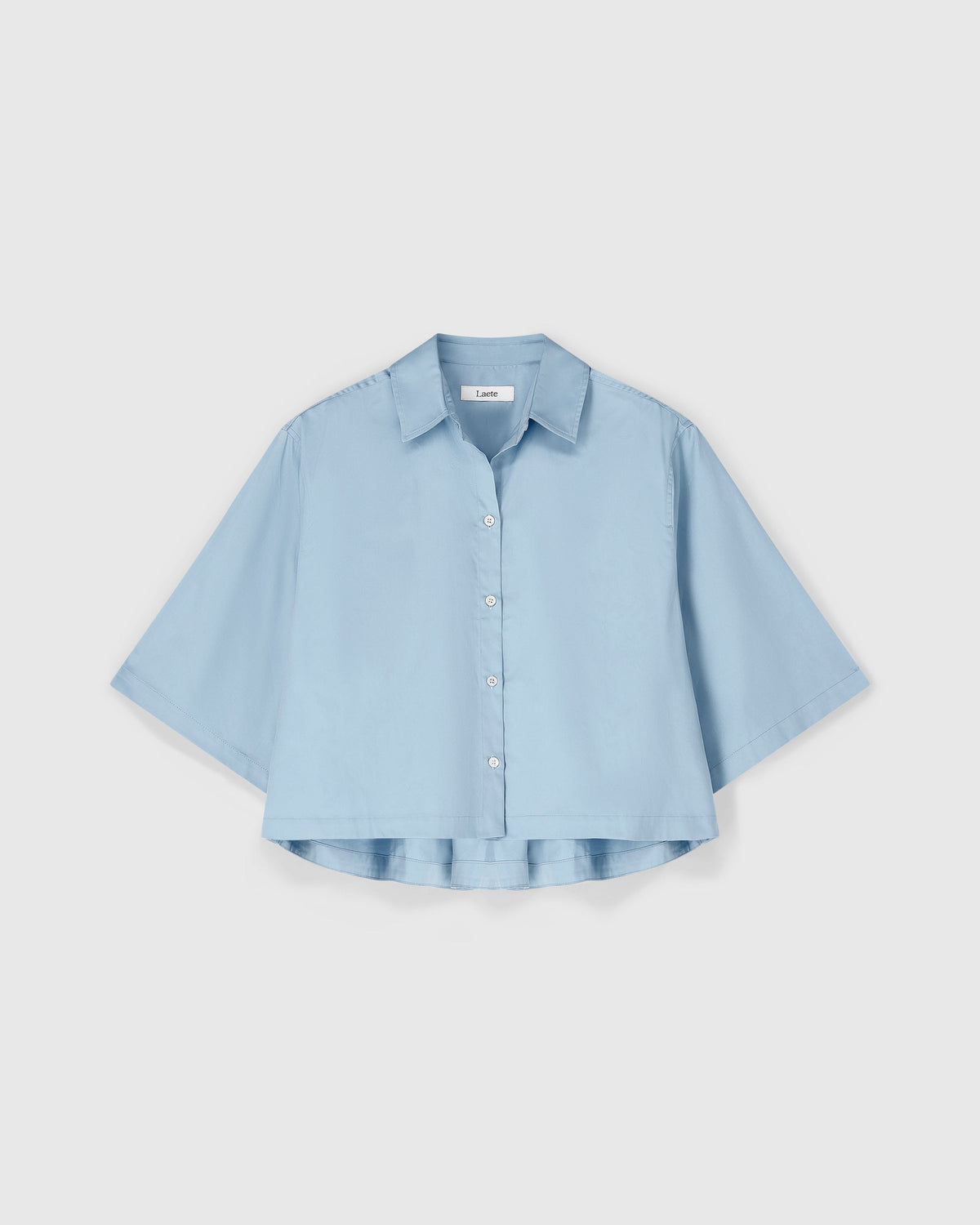 Prism Boxy Shirt in Blue Calcite by Laete