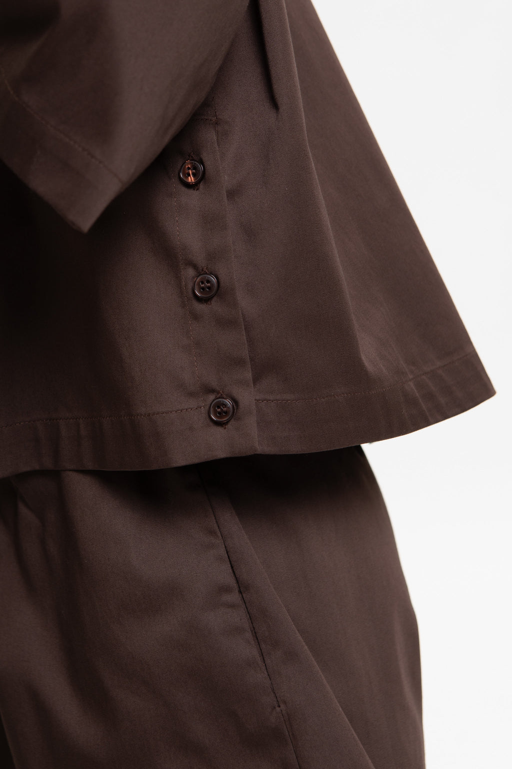 Prism Boxy Shirt in Smoky Quartz by Laete