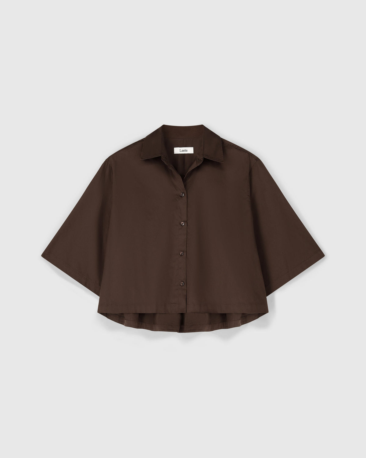 Prism Boxy Shirt in Smoky Quartz by Laete