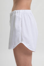 Flux Shorts in White Agate by Laete