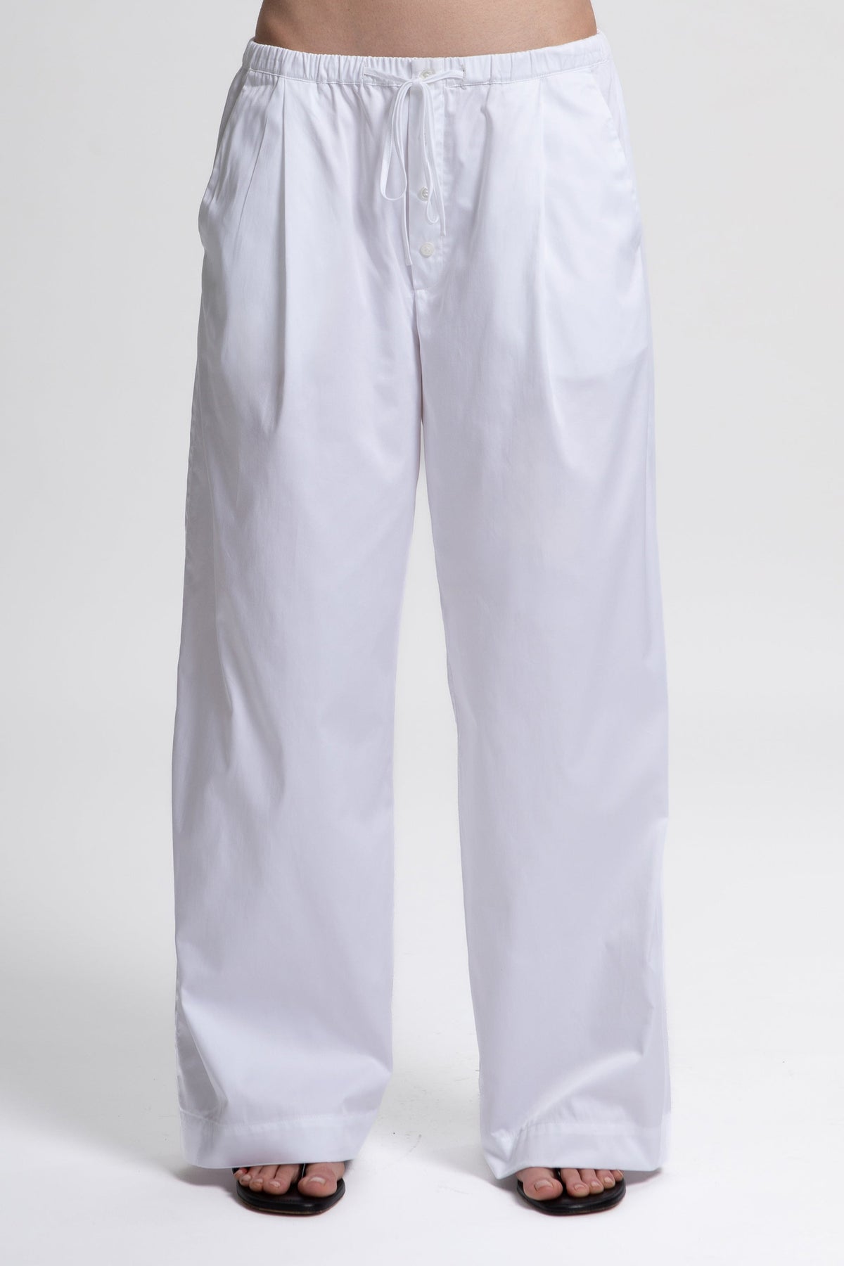 Arc Trousers in White Agate by Laete