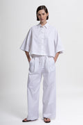 Arc Trousers in White Agate by Laete