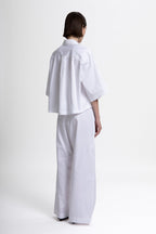 Arc Trousers in White Agate by Laete