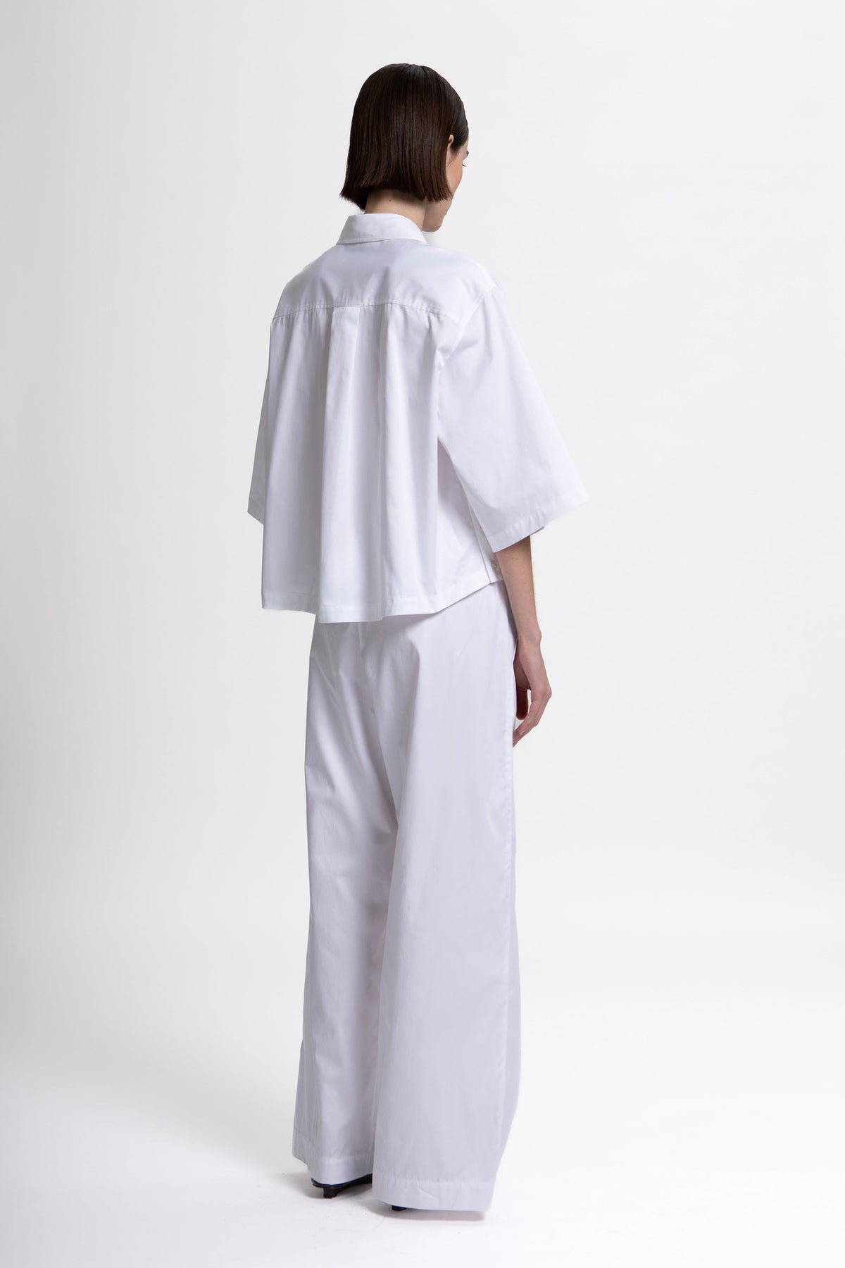Arc Trousers in White Agate by Laete