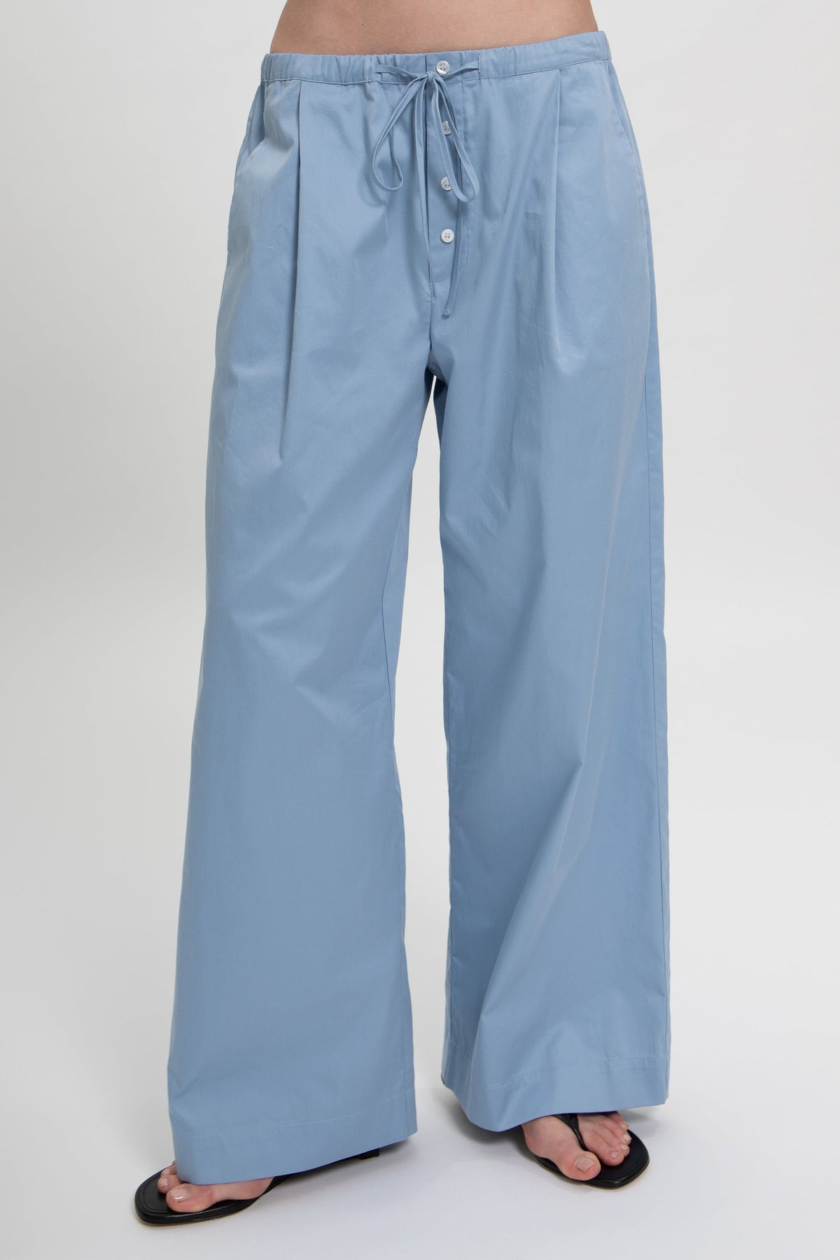 Arc Trousers in Blue Calcite by Laete