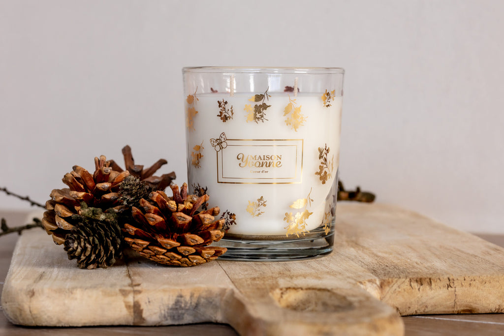 Coeur d'Or scented candle by Maison Yvonne